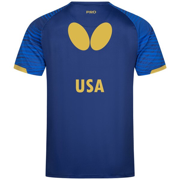 Butterfly USA Team 25 Shirt - Blue - Back